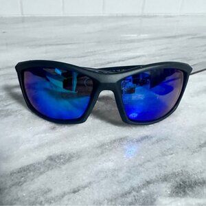 West Loop Black Sunglasses with Blue Lenses